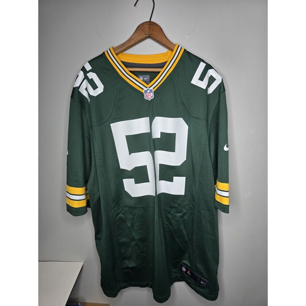 Nike Green Bay Packers Jersey Mens 3XL Clay Matthews Home NFL on Field Football